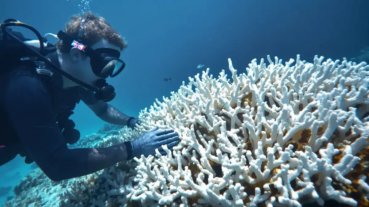 Experts Confirm Alarming Levels of Great Barrier Reef Coral Bleaching Threatening the Marine Ecosystem