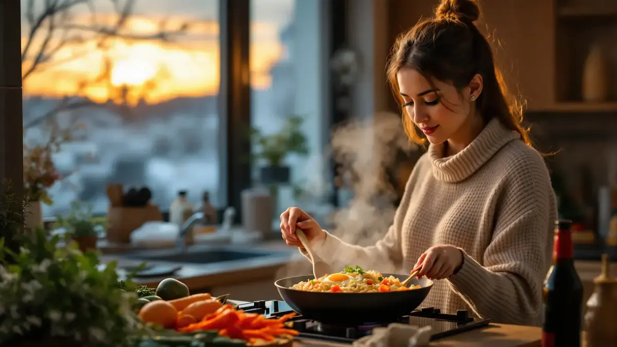 This Fried Rice with Carrots and Leek in Soy Sauce Is Perfect for a Quick and Healthy Dinner