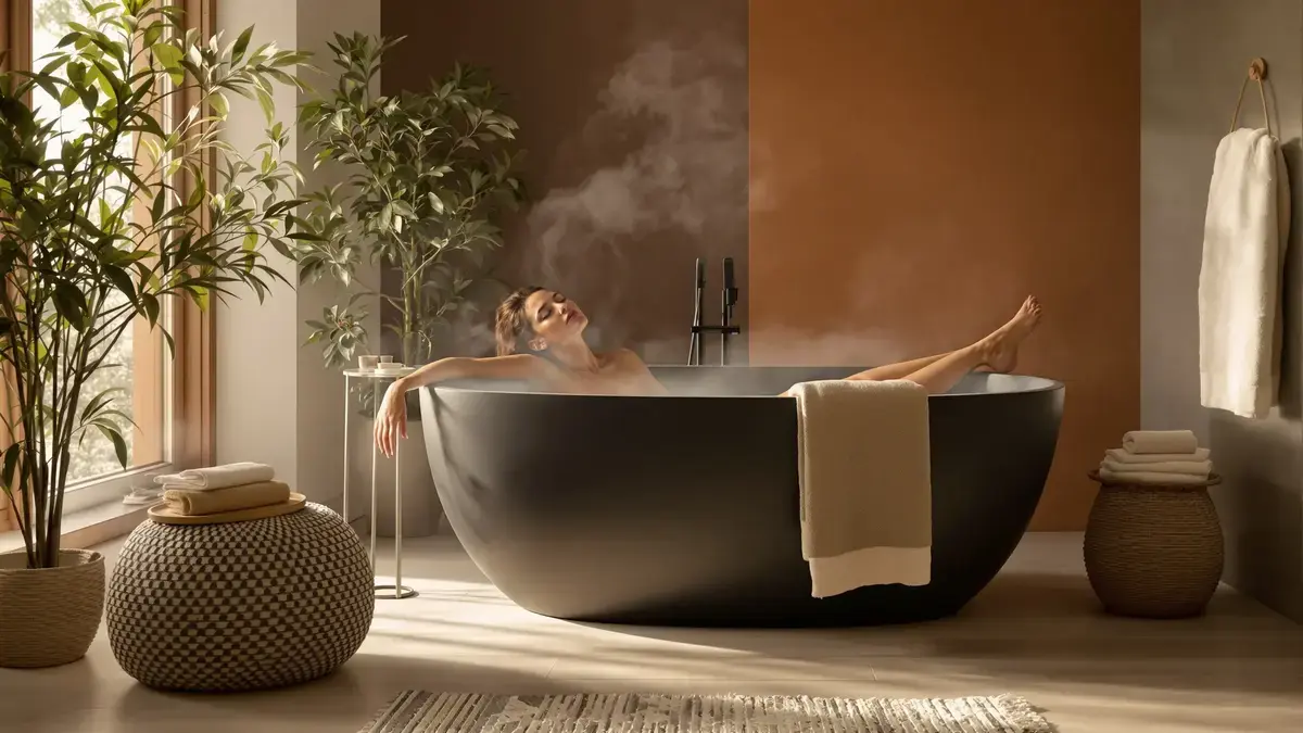 The white bathtub is outdated this trendy 2026 finish is transforming expectations for stylish interiors